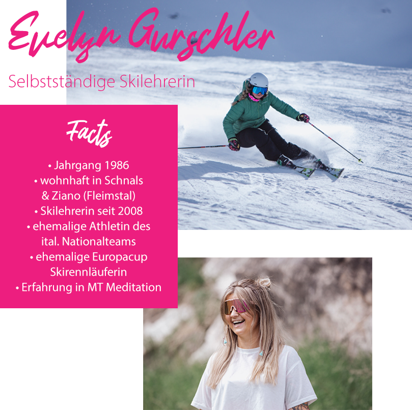 Evelyn Gurschler – Skilehrerin Steckbrief mobile